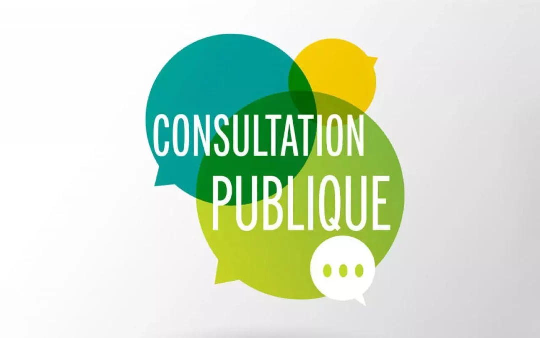 Avis de consultation publique